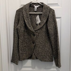 CAbi Women's Brown Tweed Blazer